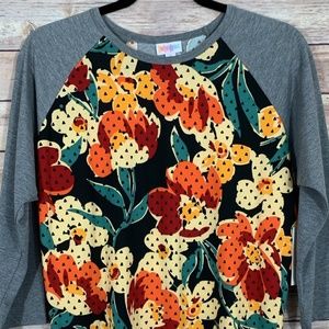 LuLaRoe Women's Randy Baseball Top